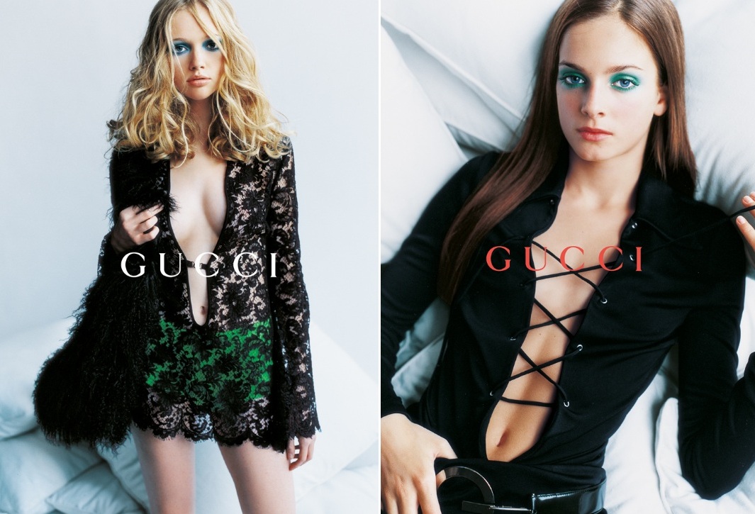 Erotic gucci ads